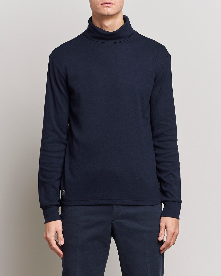 Herren | Pullover | Polo Ralph Lauren | Rib Knitted Polo Aviator Navy