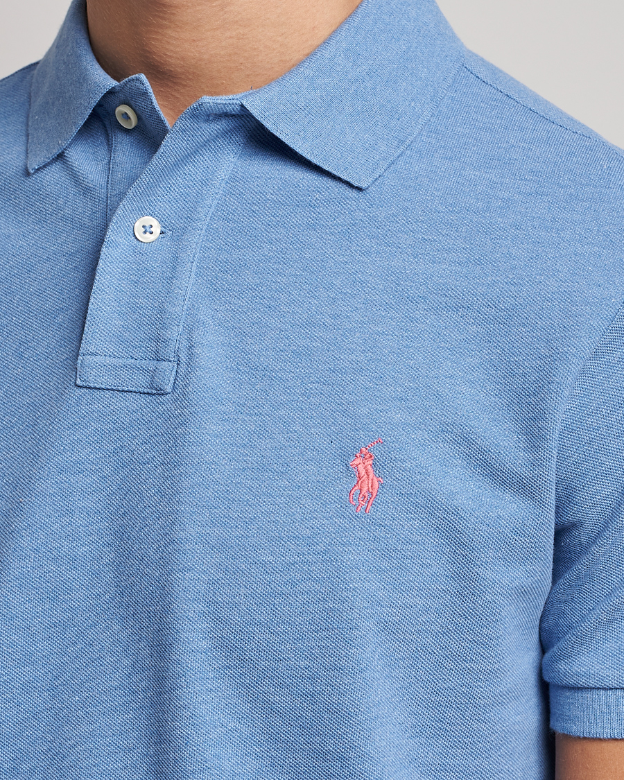 Herren | Poloshirts | Polo Ralph Lauren | Custom Slim Fit Polo Soft Royal Heather
