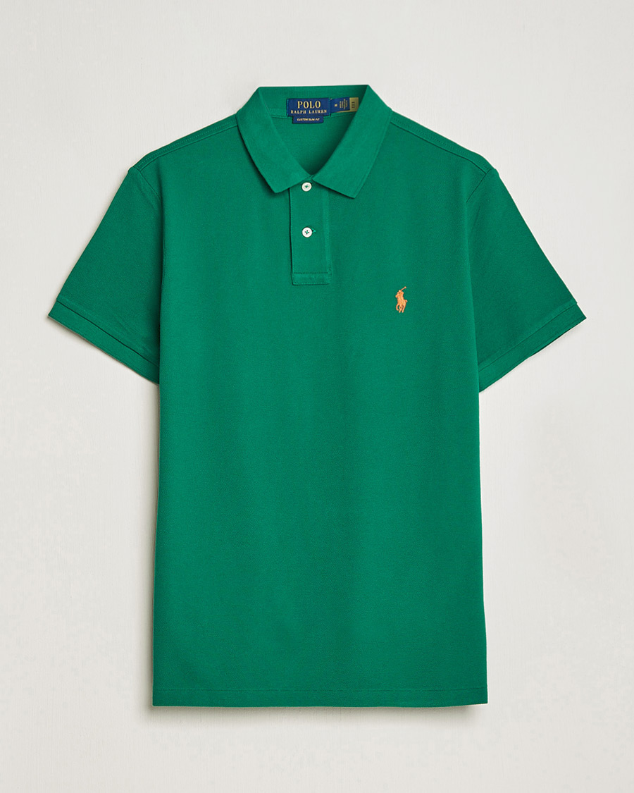Herren | Poloshirts | Polo Ralph Lauren | Custom Slim Fit Polo Primary Green