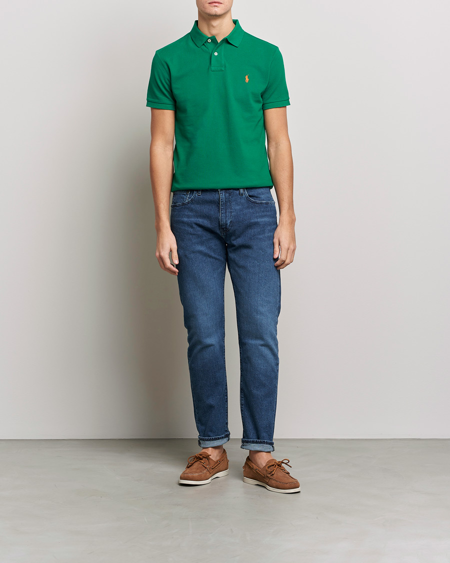 Herren | Poloshirts | Polo Ralph Lauren | Custom Slim Fit Polo Primary Green