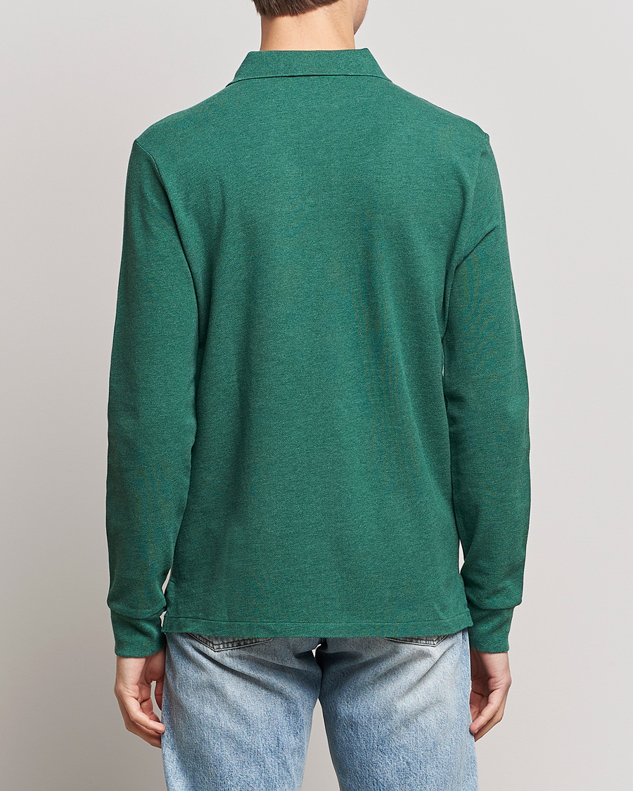 Herren | Pullover | Polo Ralph Lauren | Custom Slim Fit Long Sleeve Polo Verano Green Heather