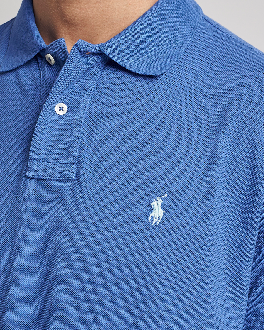 Herren | Pullover | Polo Ralph Lauren | Custom Slim Fit Long Sleeve Polo Maidstone Blue