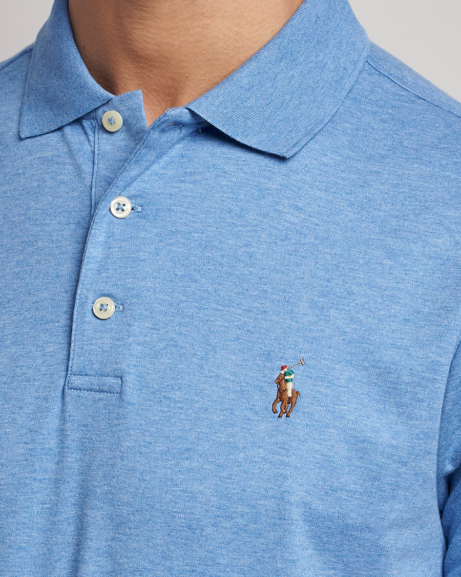 Herren | Poloshirts | Polo Ralph Lauren | Luxury Pima Cotton Polo Soft Royal Heather