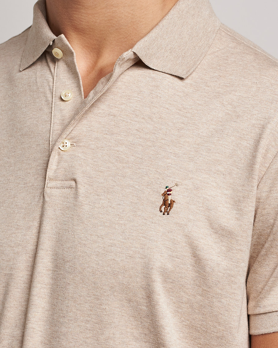 Herren | Poloshirts | Polo Ralph Lauren | Luxury Pima Cotton Polo Sand Heather