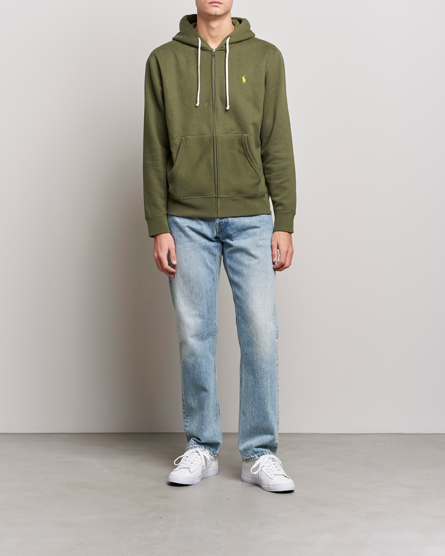 Herren | Pullover | Polo Ralph Lauren | Fleece Full-Zip Hoodie Dark Sage