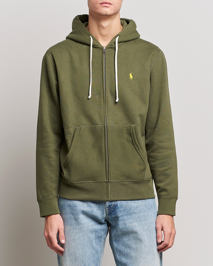 Herren | Pullover | Polo Ralph Lauren | Fleece Full-Zip Hoodie Dark Sage