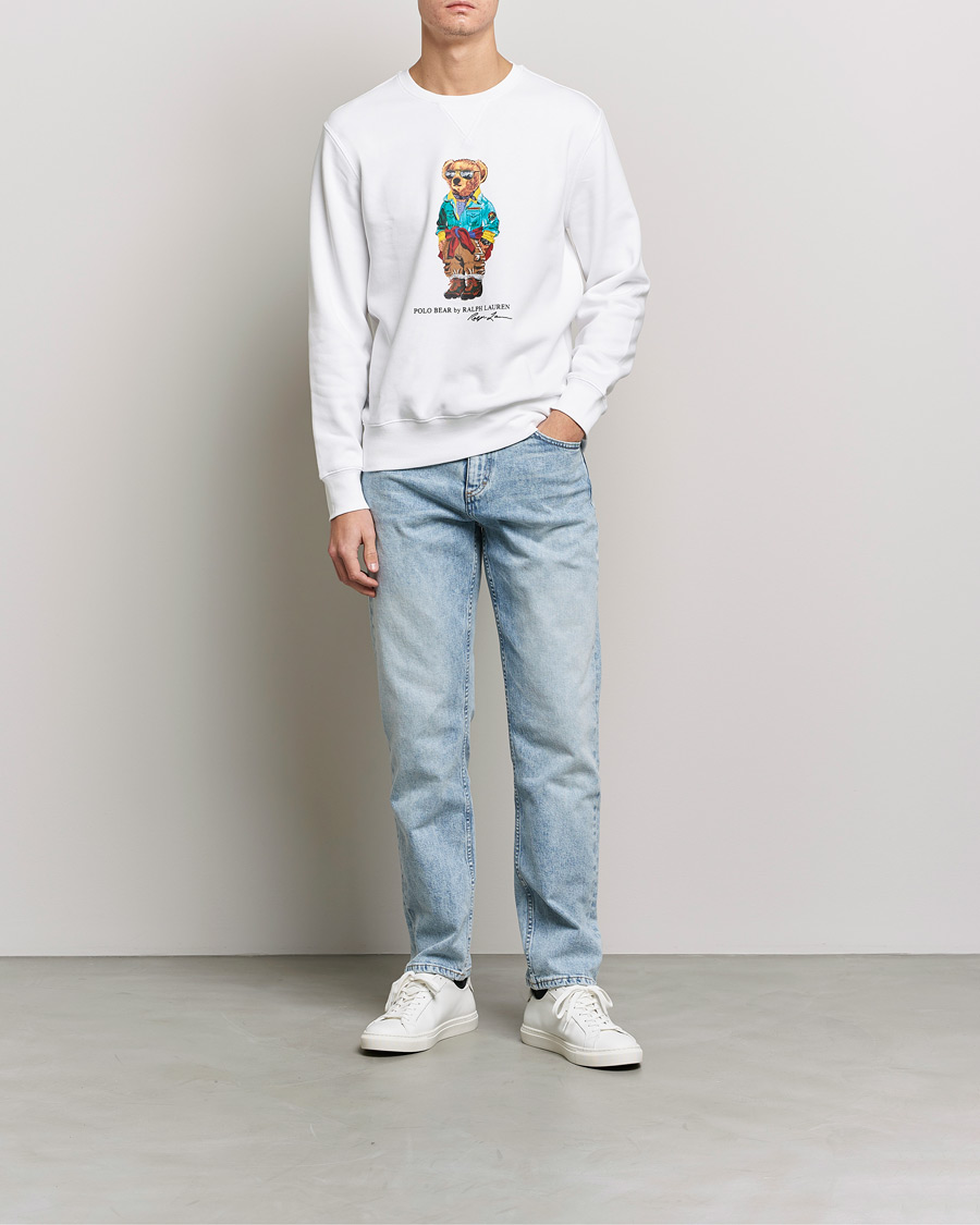 Herren | Pullover | Polo Ralph Lauren | Magic Fleece Printed Bear Sweatshirt Coastal Beige