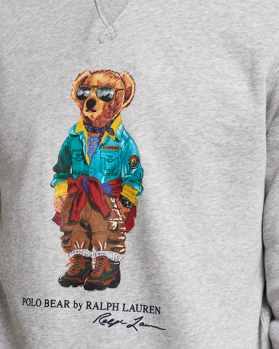 Herren | Pullover | Polo Ralph Lauren | Magic Fleece Printed Bear Sweatshirt Andover Heather