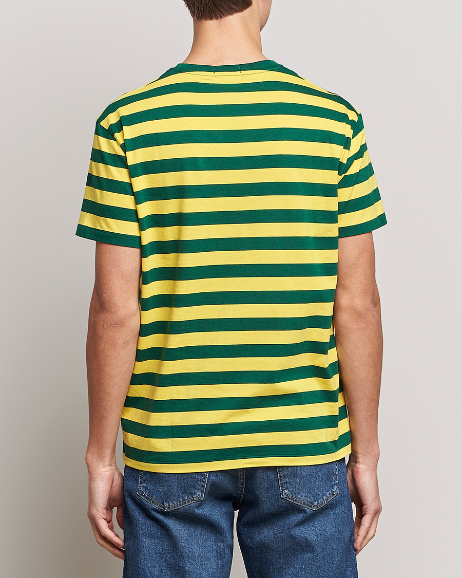 Herren | T-Shirts | Polo Ralph Lauren | Striped Crew Neck T-Shirt Lemon/Green