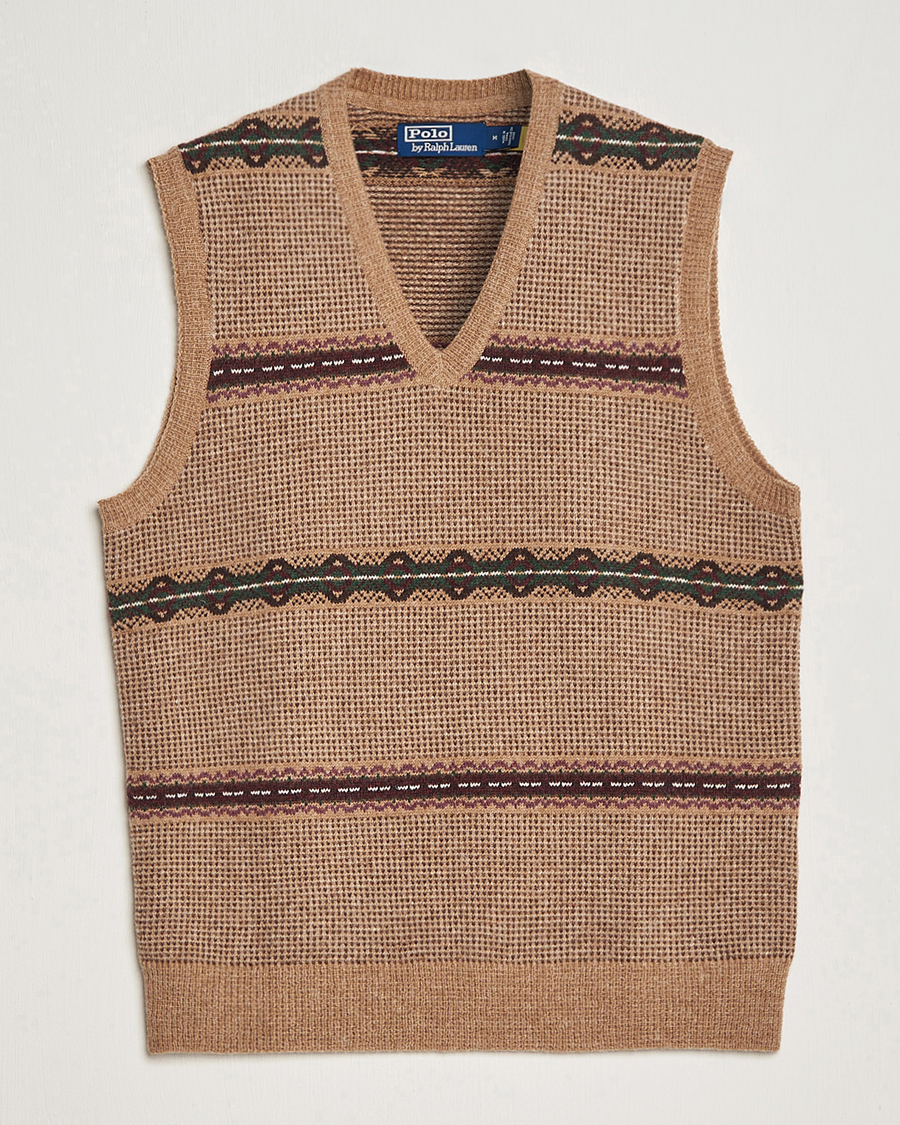 Herren | Pullover | Polo Ralph Lauren | Wool Fairisle Vest Camel