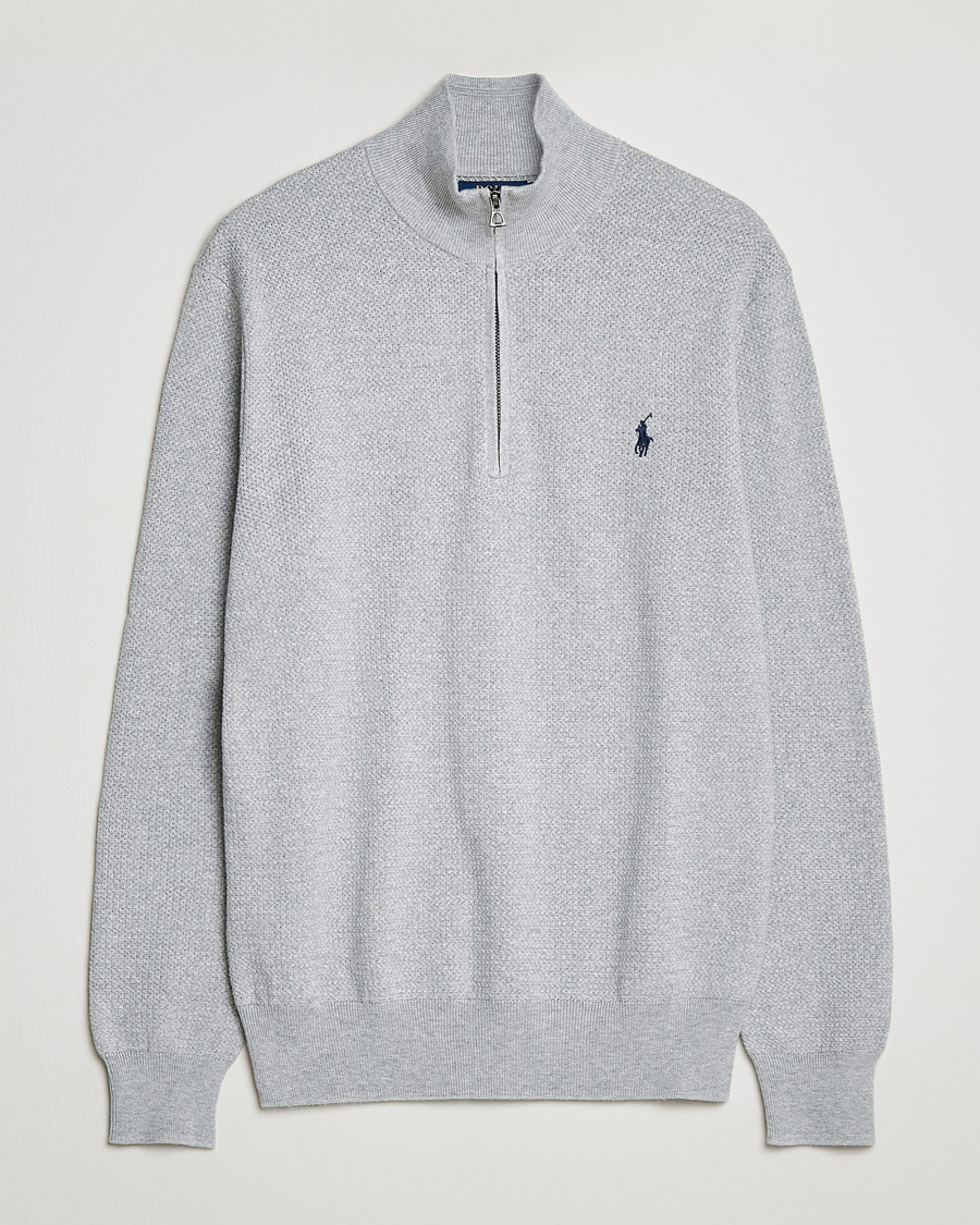 Herren | Pullover | Polo Ralph Lauren | Textured Half Zip Andover Heather