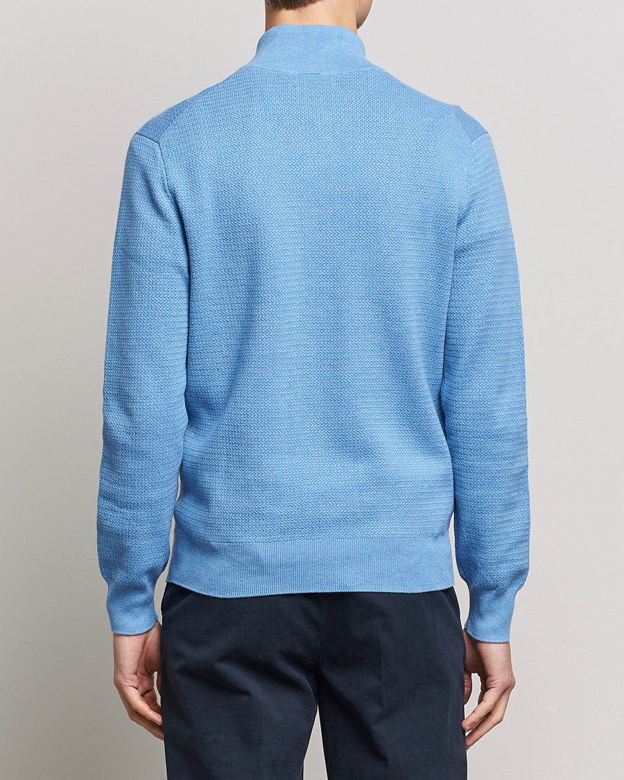 Herren | Pullover | Polo Ralph Lauren | Textured Half Zip Soft Royal Heather