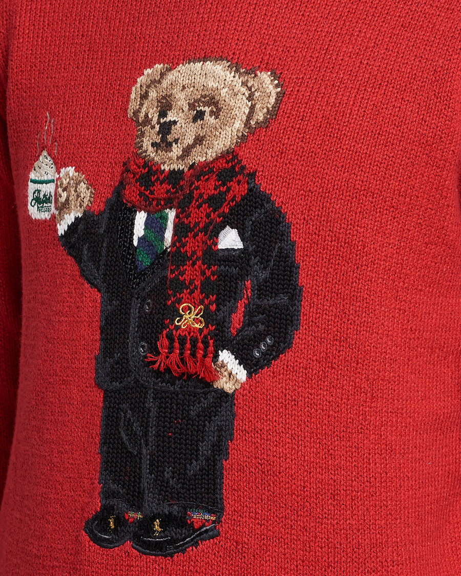 Herren | Pullover | Polo Ralph Lauren | Lunar New Year Bear Knitted Sweater Red
