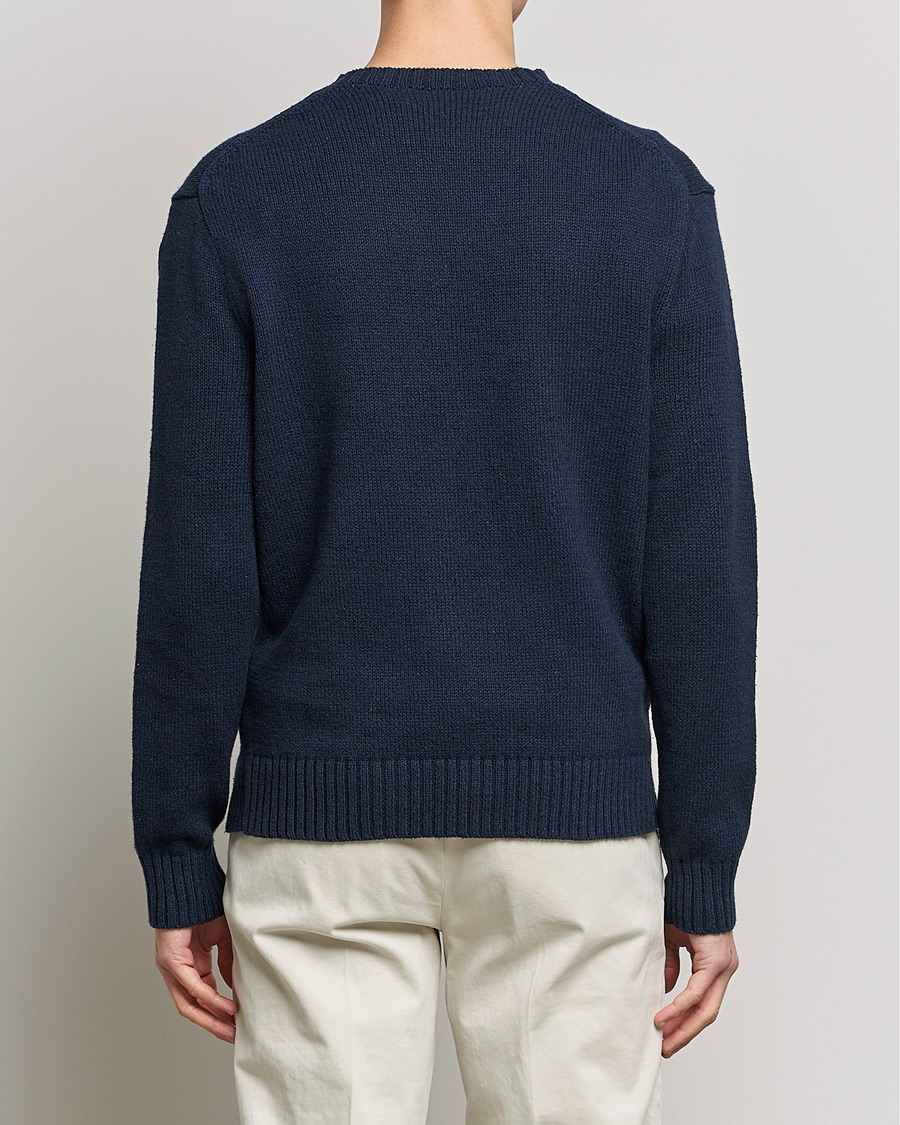 Herren | Pullover | Polo Ralph Lauren | Flag Bear Knitted Sweater Navy