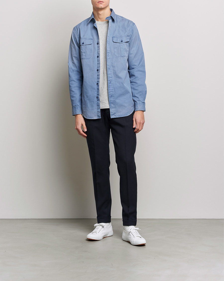 Herren | Hemden | Polo Ralph Lauren | Classic Fit Twill Shirt Carson Blue