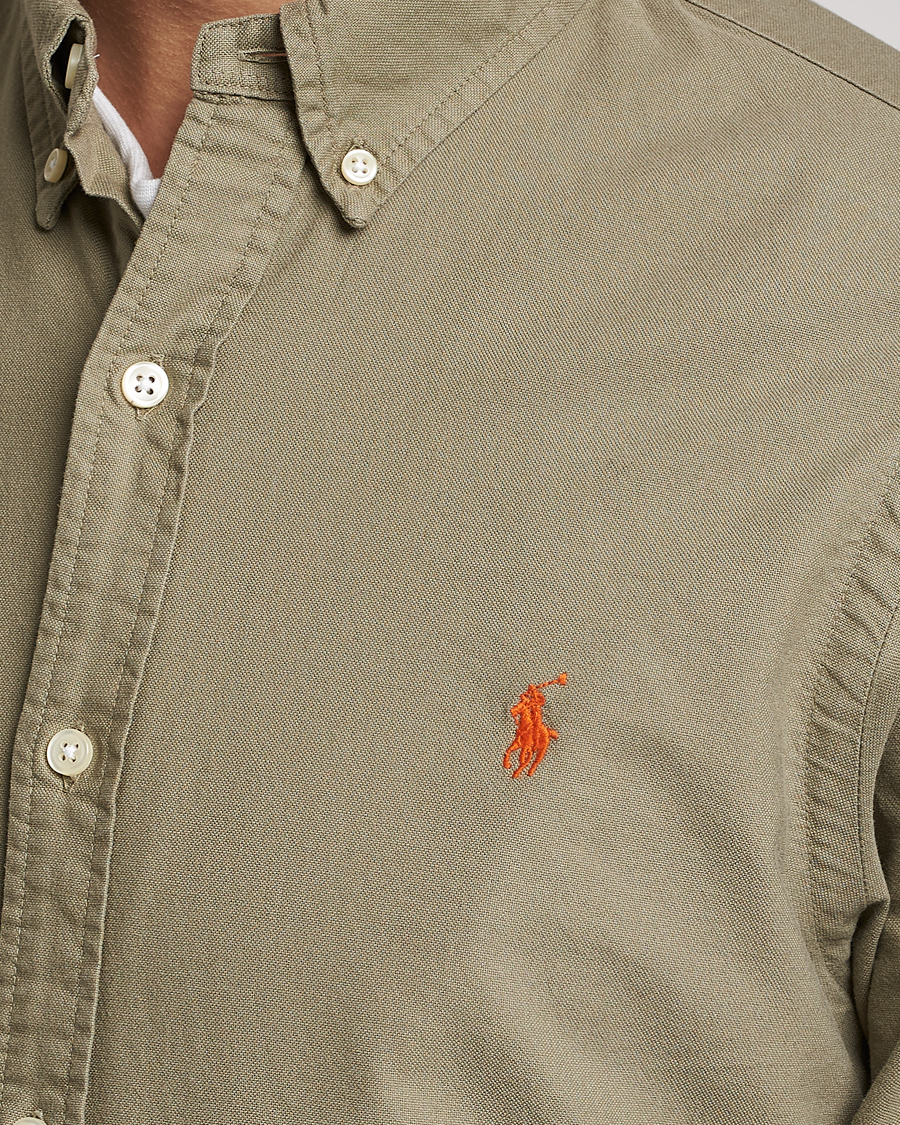 Herren | Hemden | Polo Ralph Lauren | Slim Fit Oxford Shirt Sage Green