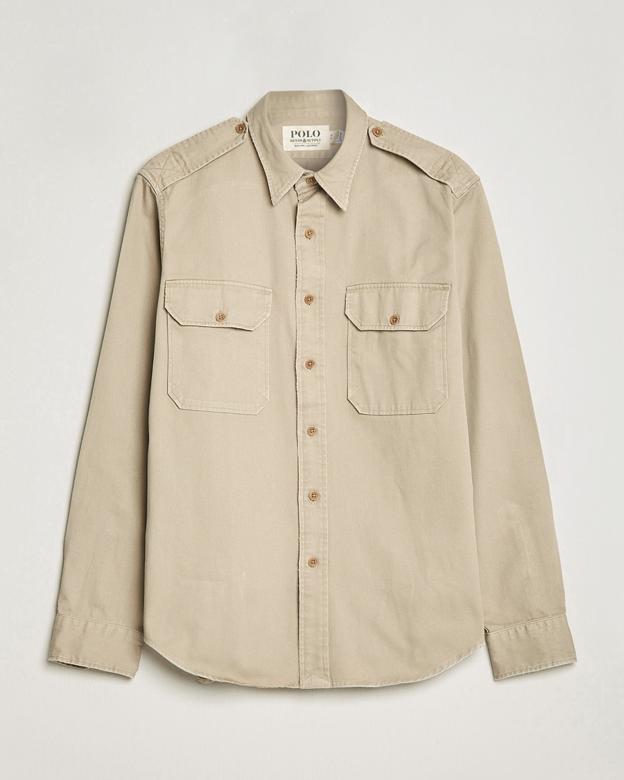 Herren | Hemden | Polo Ralph Lauren | Twill Safari Pocket Overshirt Khaki