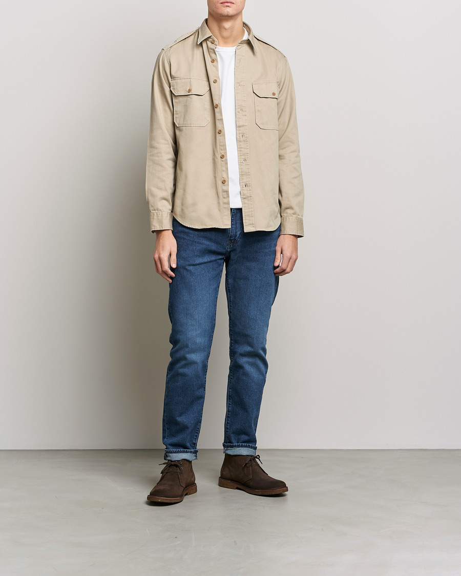 Herren | Hemden | Polo Ralph Lauren | Twill Safari Pocket Overshirt Khaki