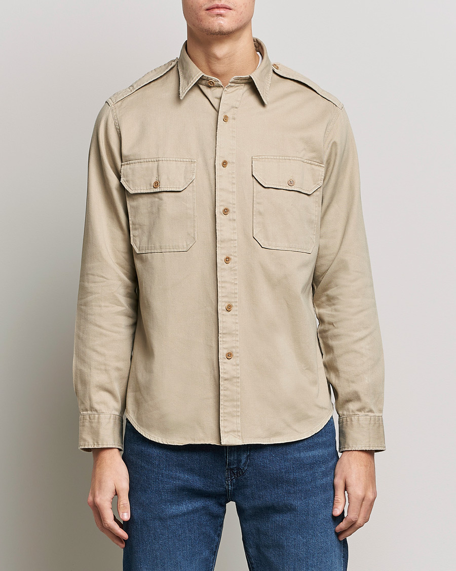 Herren | Hemden | Polo Ralph Lauren | Twill Safari Pocket Overshirt Khaki