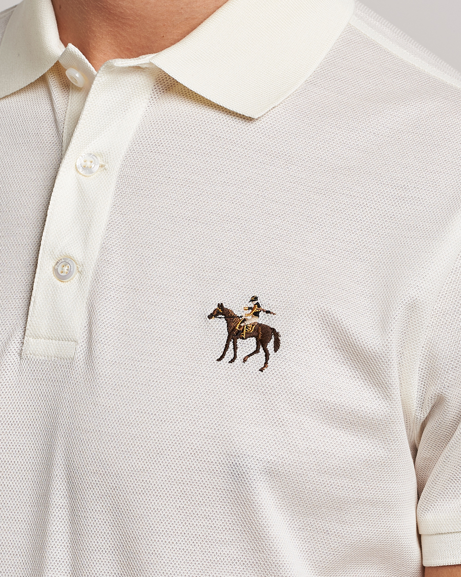 Herren | Poloshirts | Ralph Lauren Purple Label | Mercerized Cotton Polo Classic Cream