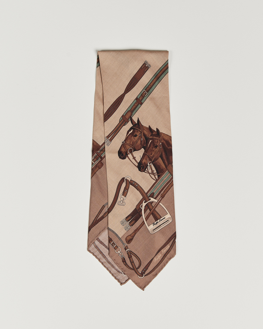 Herren | Ralph Lauren Purple Label Equestrian Cashmere Neckerchief Beige | Ralph Lauren Purple Label | Equestrian Cashmere Neckerchief Beige