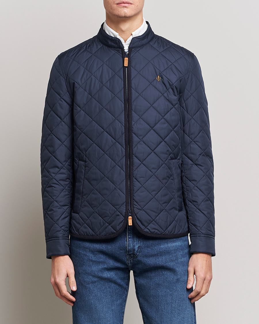 Herren | Jacken | Morris | Teddy Quilted Jacket Old Blue