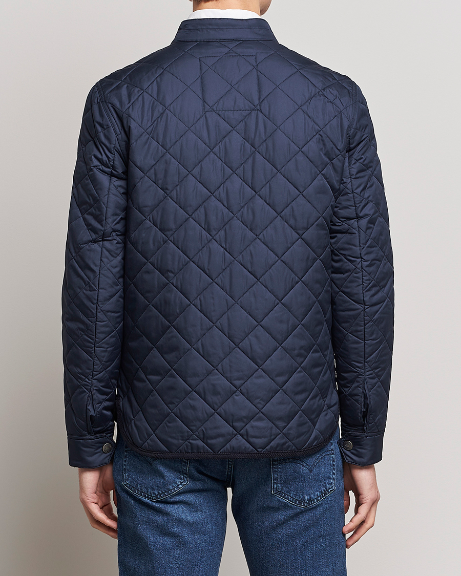 Herren | Jacken | Morris | Teddy Quilted Jacket Old Blue