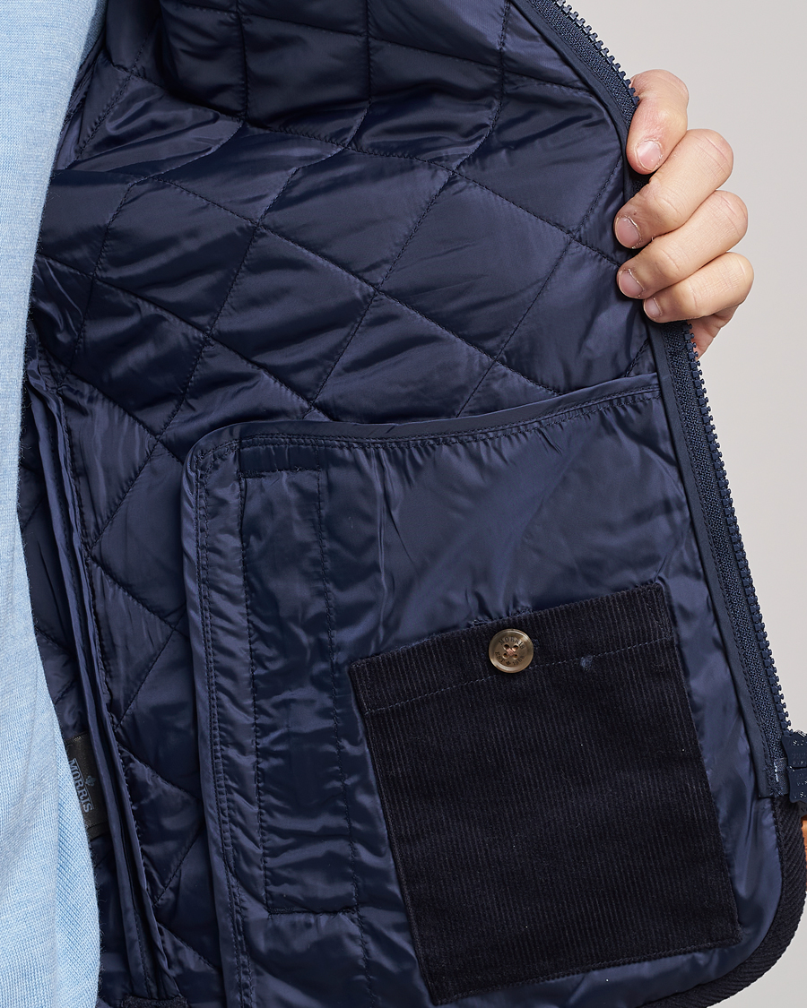 Herren | Jacken | Morris | Teddy Quilted Jacket Old Blue