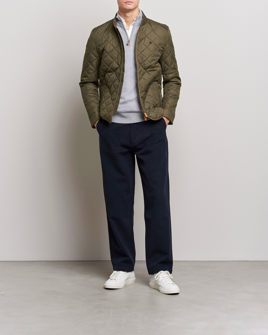 Herren | Jacken | Morris | Teddy Quilted Jacket Olive