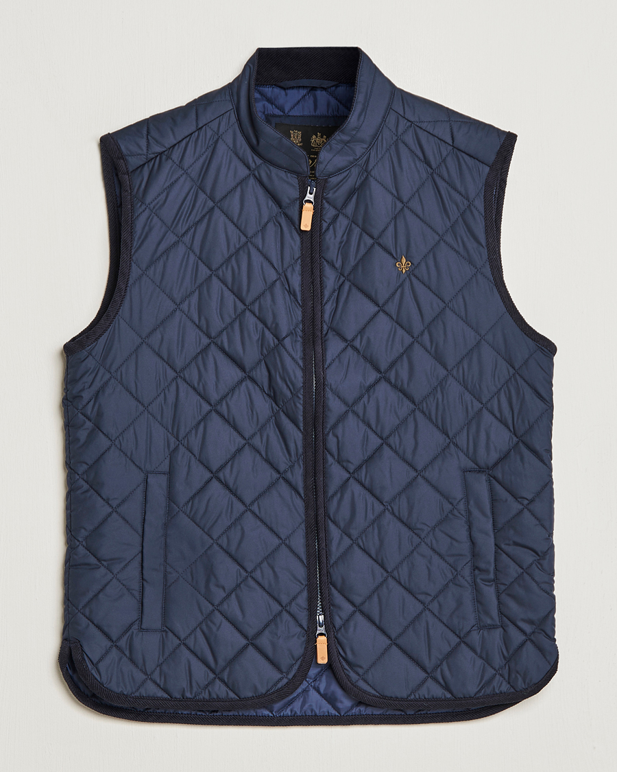 Herren | Westen | Morris | Teddy Quilted Vest Old Blue