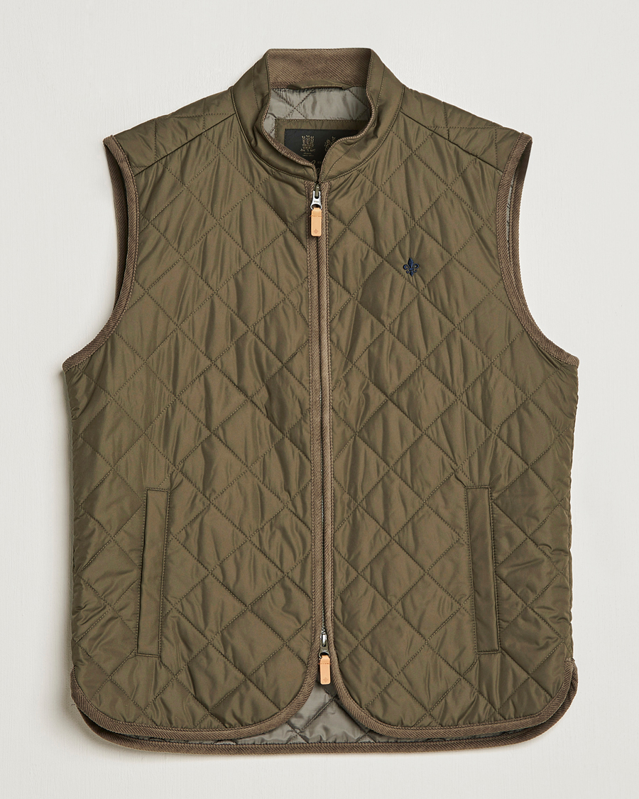 Herren | Jacken | Morris | Teddy Quilted Vest Olive