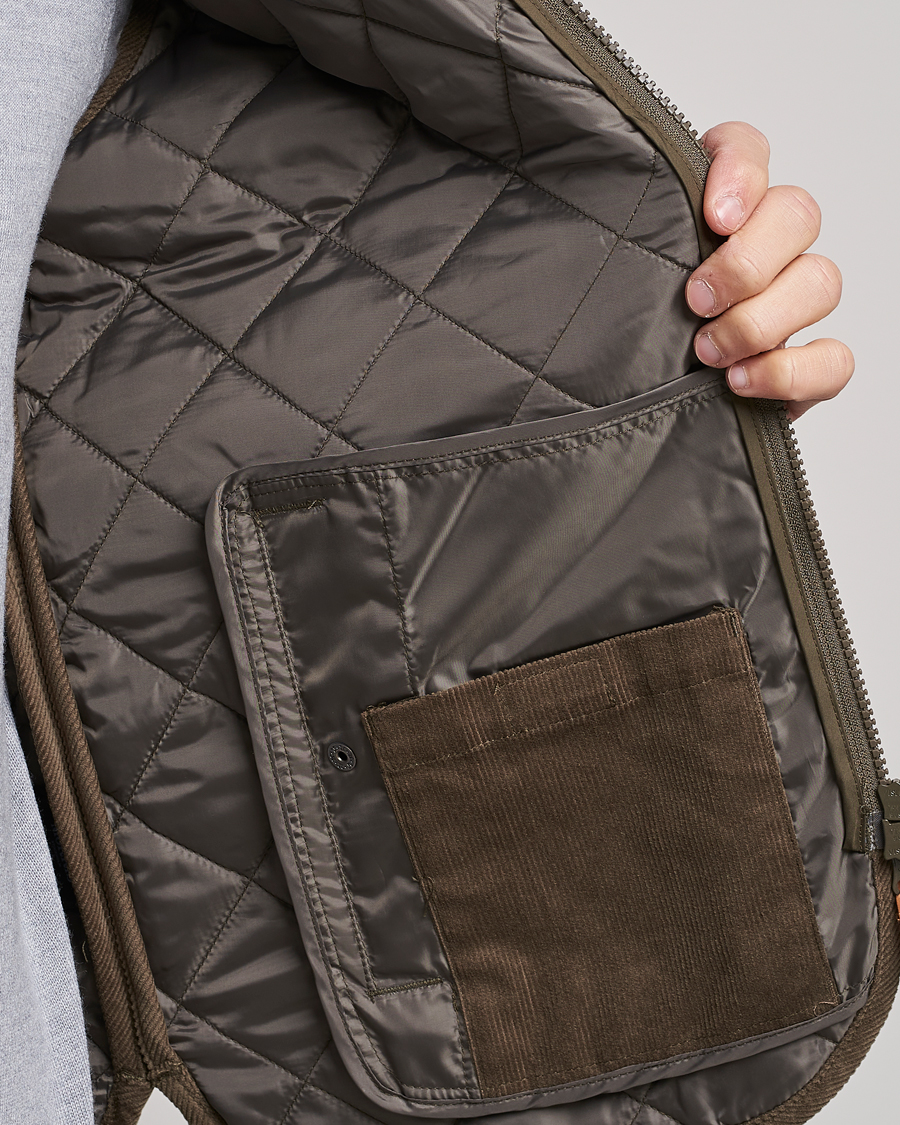 Herren | Jacken | Morris | Teddy Quilted Vest Olive