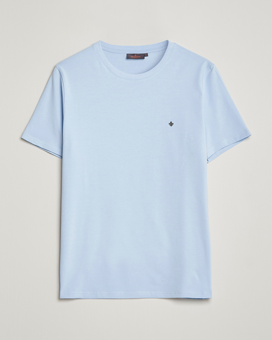 Herren | T-Shirts | Morris | James Crew Neck T-shirt Light Blue