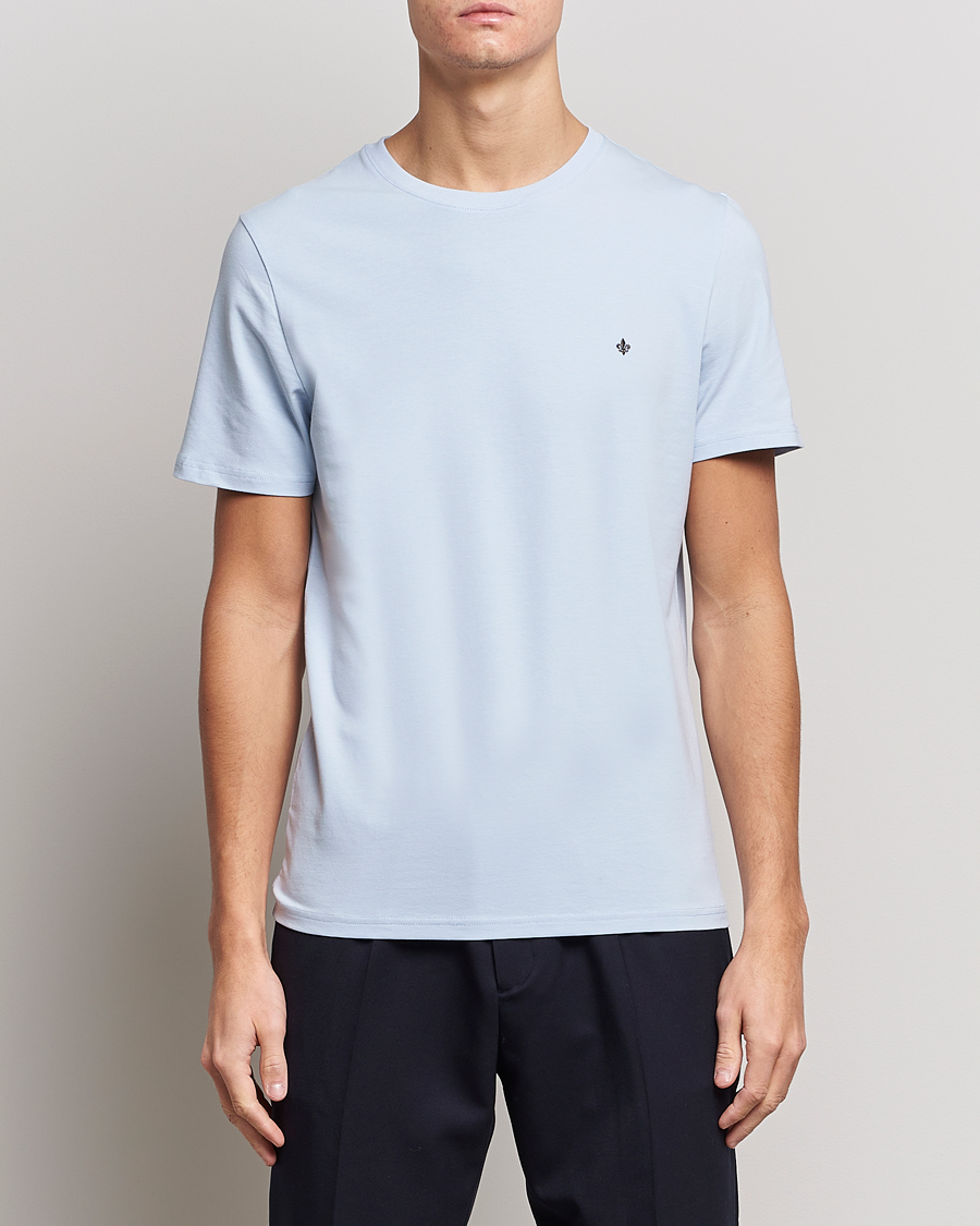 Herren | T-Shirts | Morris | James Crew Neck T-shirt Light Blue
