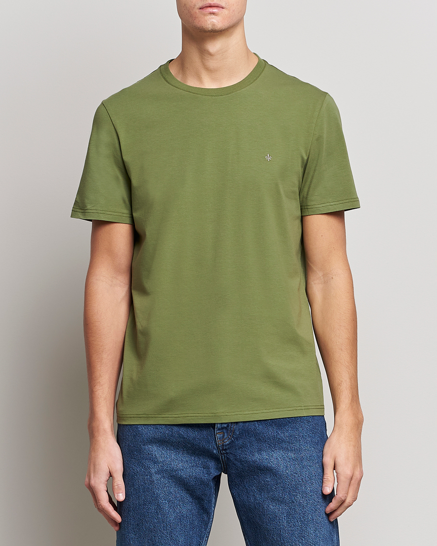 Herren | T-Shirts | Morris | James Crew Neck T-shirt Olive