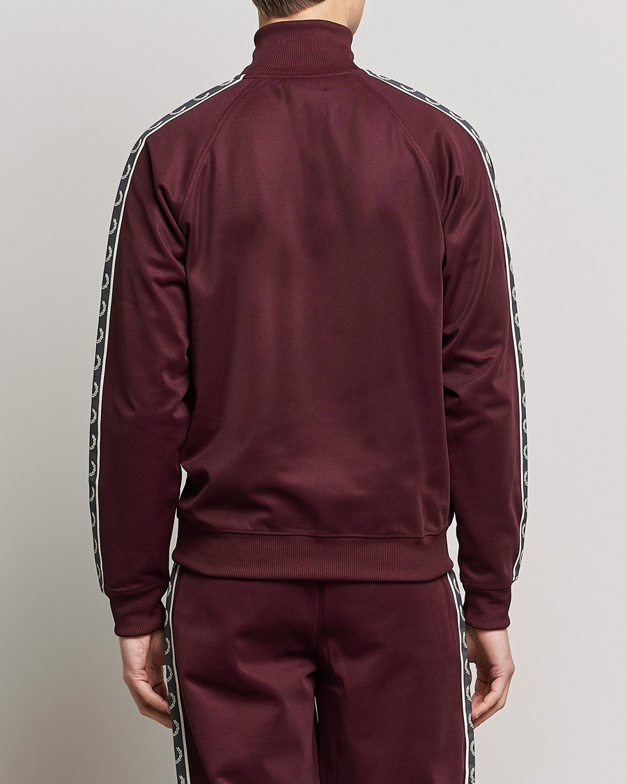 Herren | Pullover | Fred Perry | Taped Track Jacket Oxblood