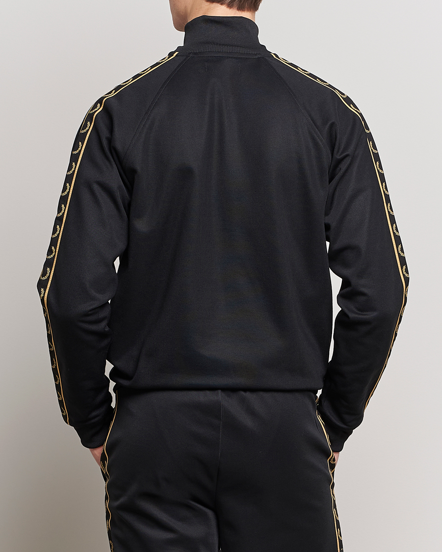 Herren | Pullover | Fred Perry | Taped Track Jacket Black