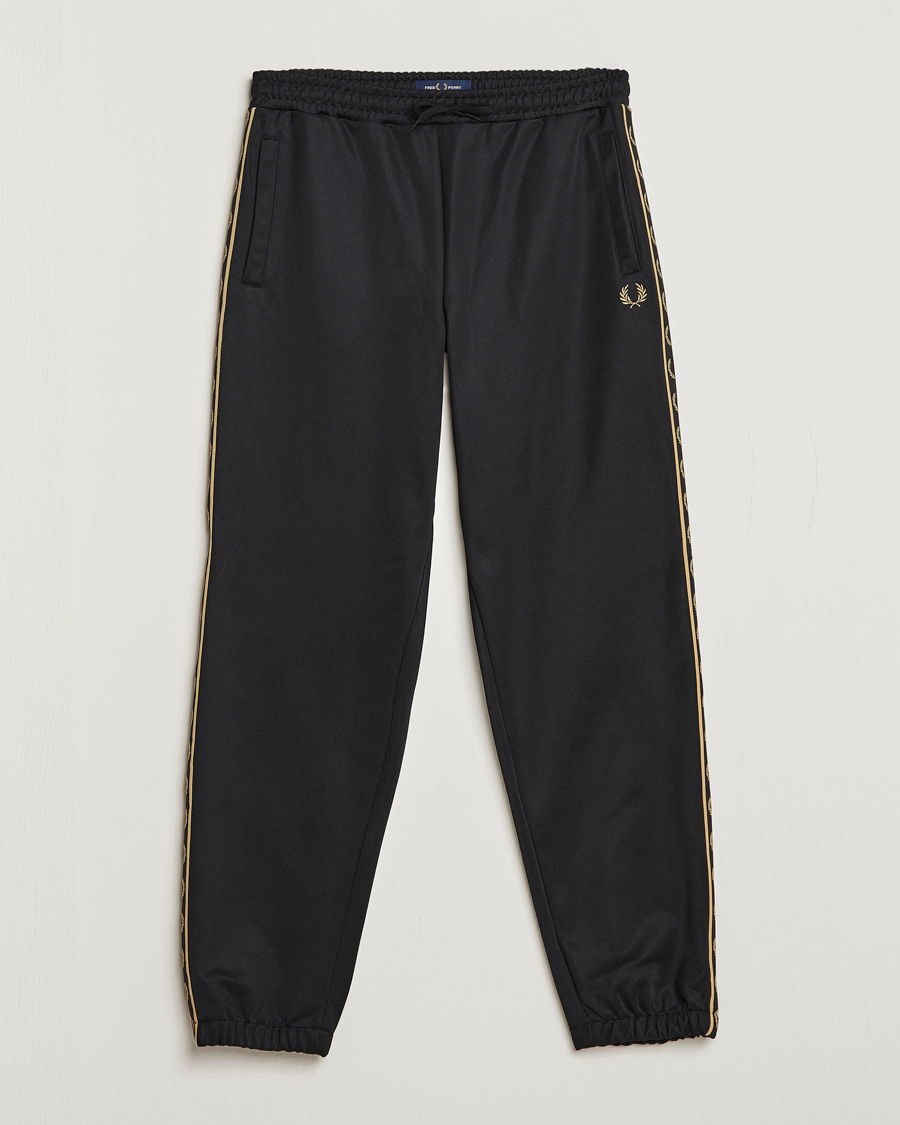 Herren | Hosen | Fred Perry | Taped Track Pants Black