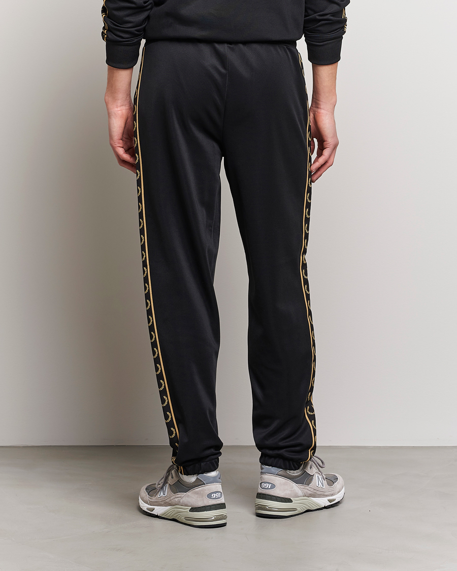 Herren | Hosen | Fred Perry | Taped Track Pants Black