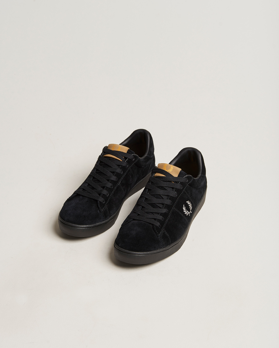 Herren | Fred Perry Spencer Suede Sneaker Black | Fred Perry | Spencer Suede Sneaker Black