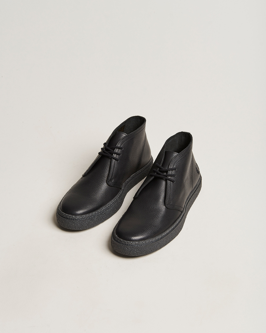 Herren | Fred Perry Hawley Leather Boot Black | Fred Perry | Hawley Leather Boot Black