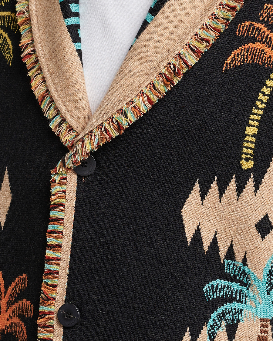 Herren | Pullover | Alanui | Palm Tree Jacquard Cardigan Multicolor