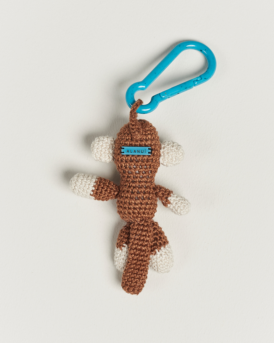 Herren | Schlüsselringe | Alanui | Handmade Monkey Crochet Key Holder Brown