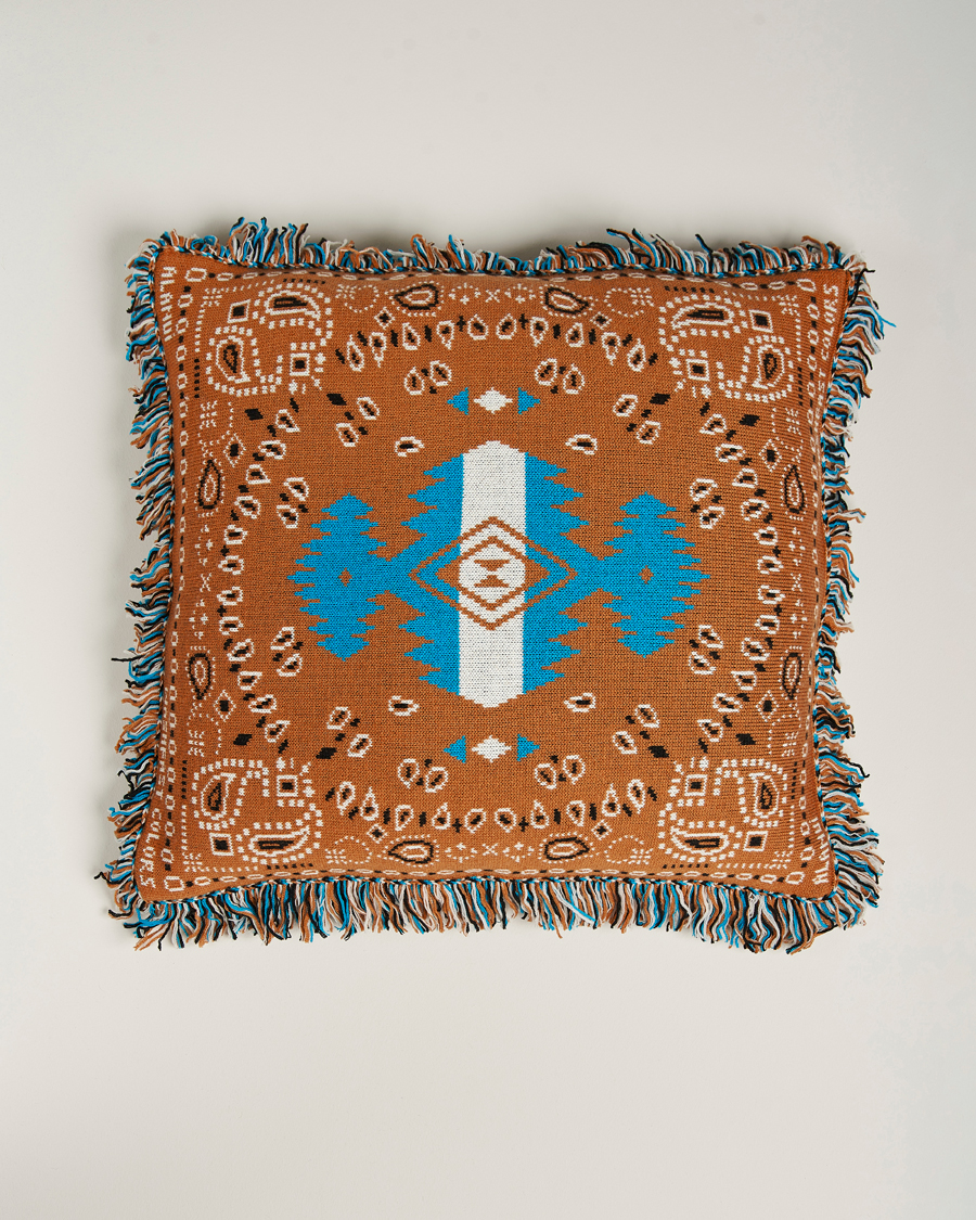 Herren | Alanui Bandana Jacquard Pillow Brown | Alanui | Bandana Jacquard Pillow Brown