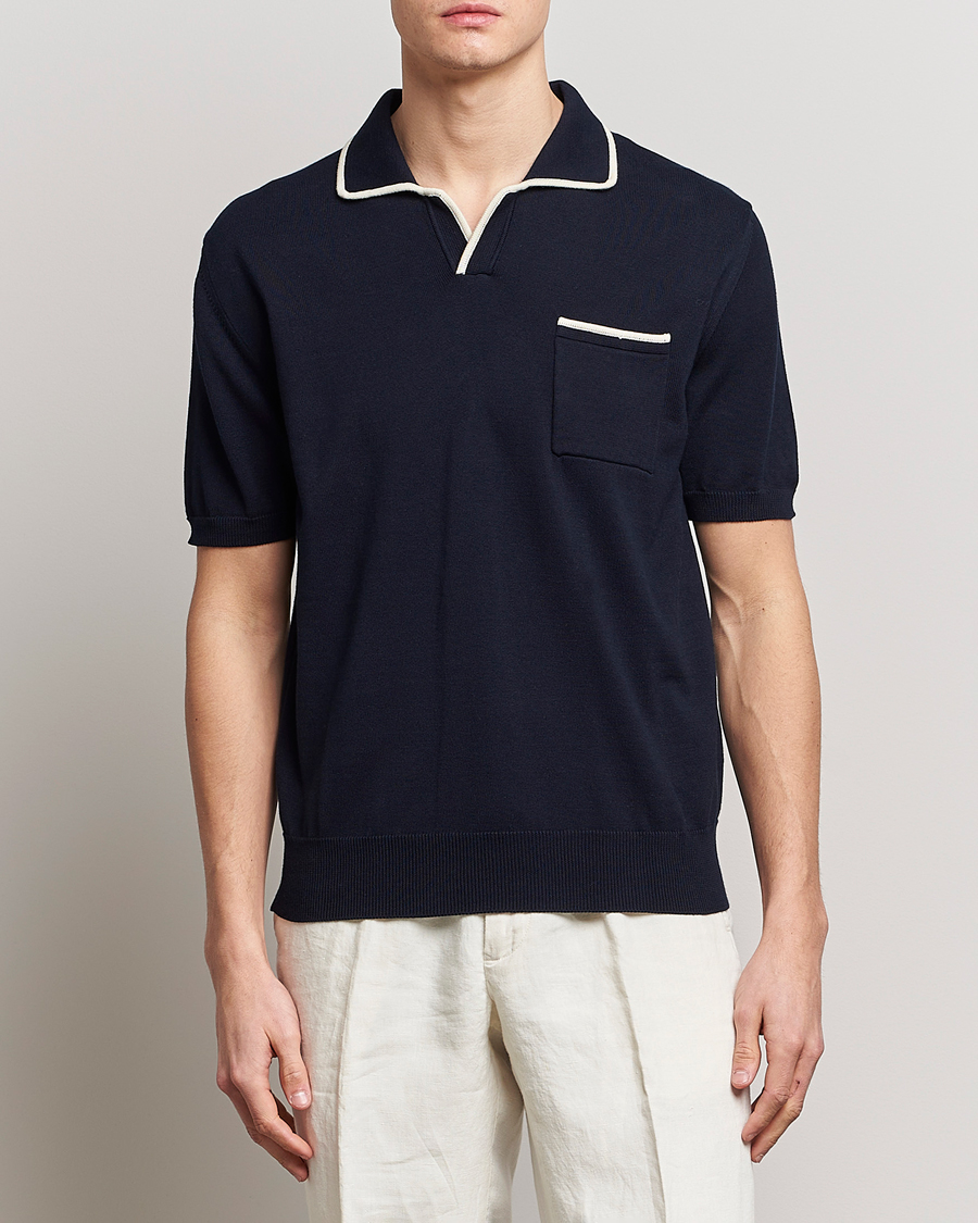 Herren | Poloshirts | Altea | Short Sleeve Riviera Polo Navy