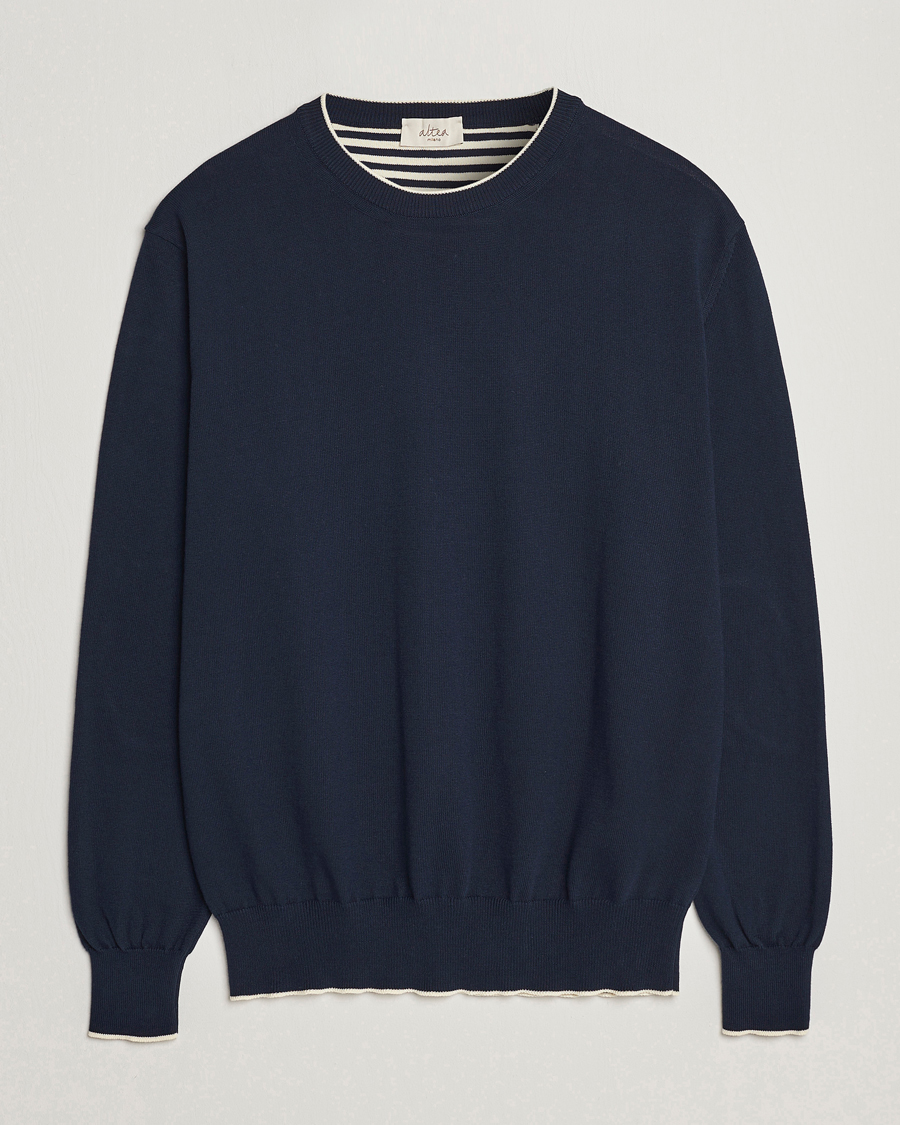 Herren | Pullover | Altea | Soft Cotton Pullover Navy
