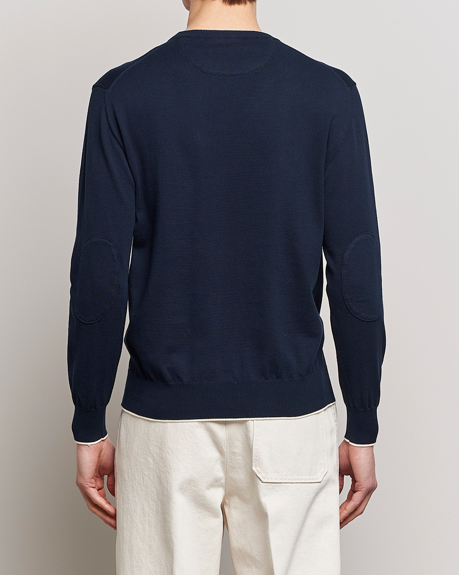 Herren | Pullover | Altea | Soft Cotton Pullover Navy