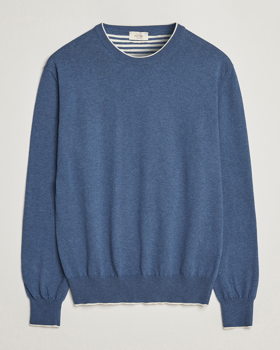 Herren | Pullover | Altea | Soft Cotton Pullover Blue