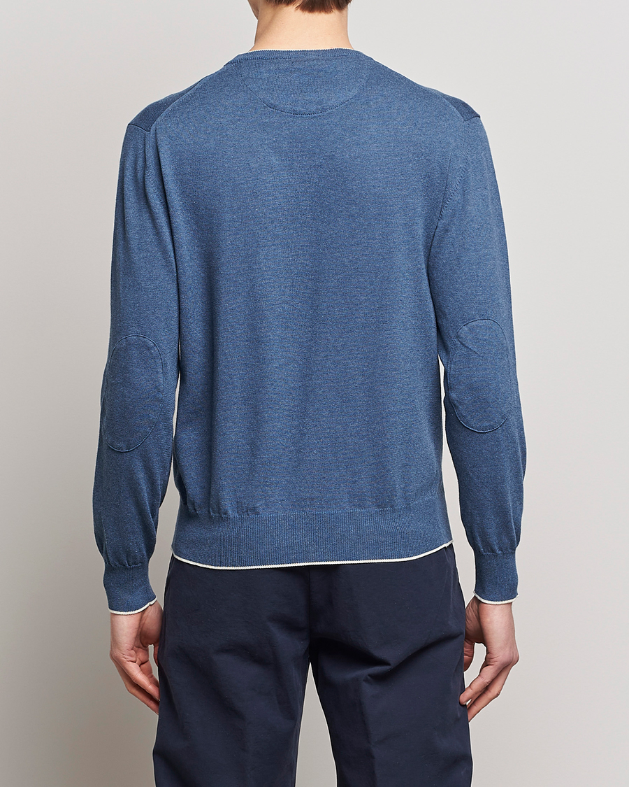 Herren | Pullover | Altea | Soft Cotton Pullover Blue
