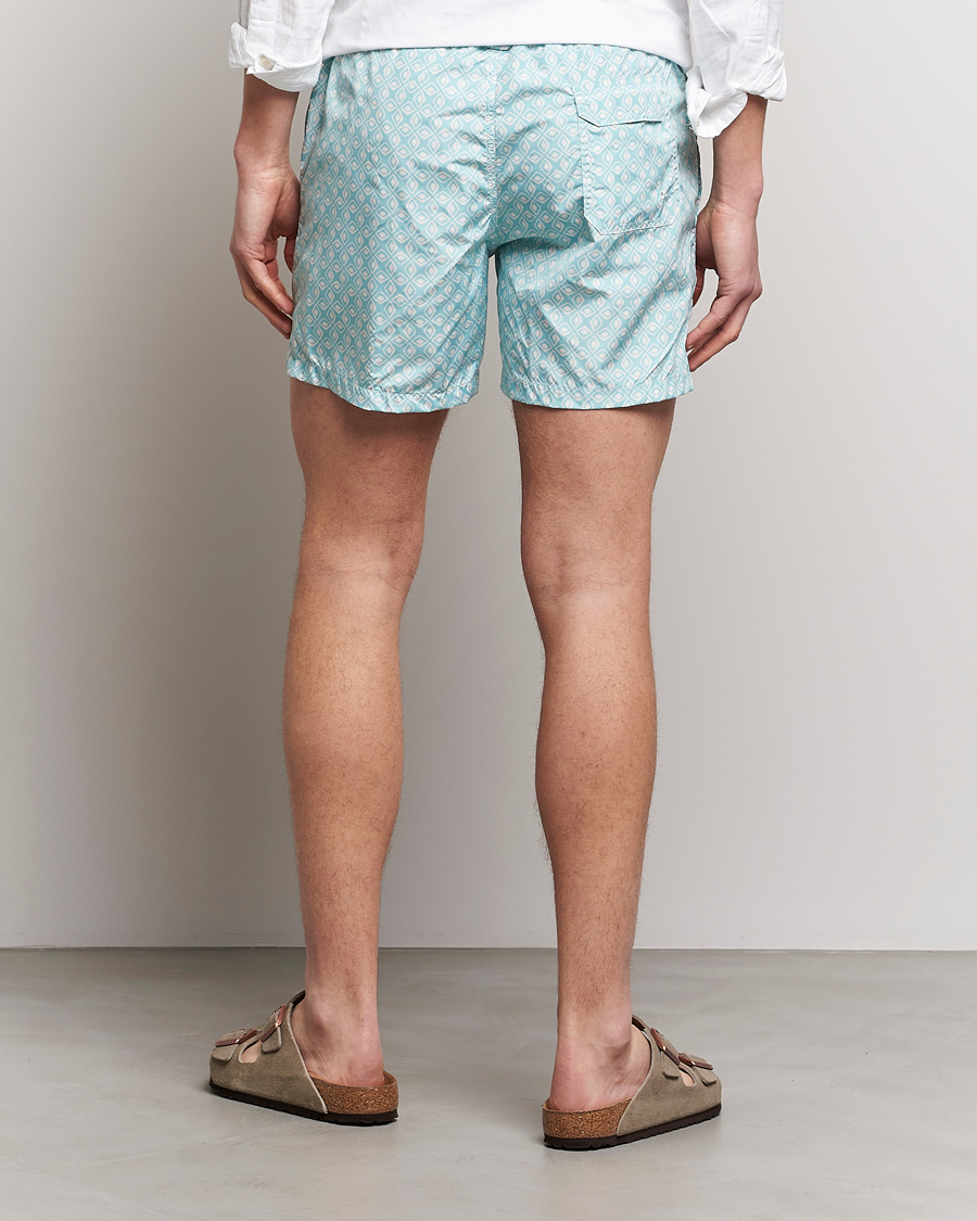 Herren | Badehosen | Altea | Printed Swim Trunks Light Blue